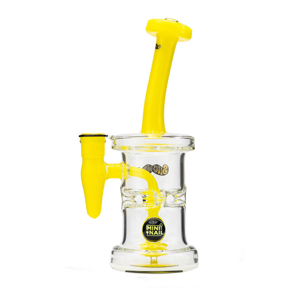 J-Seal eNail Glass Dab Rig Yellow Mini Nail and Slugworth