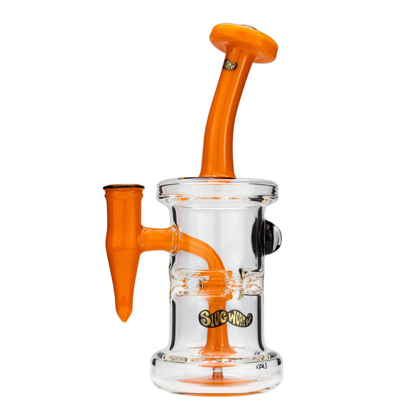 J-Seal eNail Glass Dab Rig Orange Lava Mini Nail and Slugworth