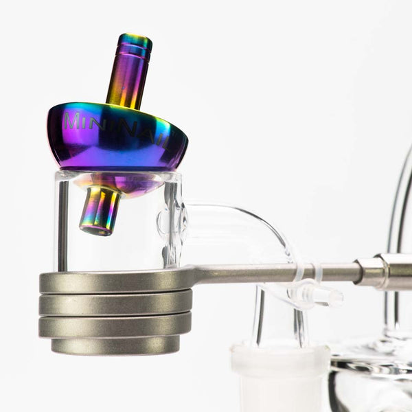 Rainbow MiniNail eNail Titanium Top Cap in Banger