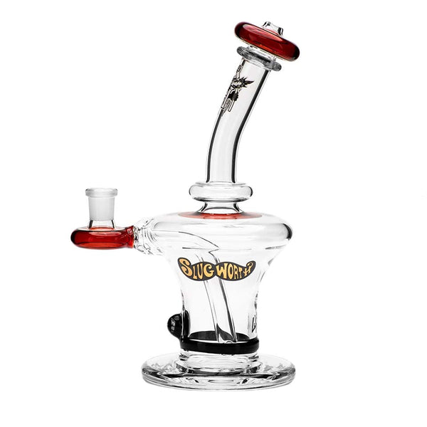 Top Hat eNail Dab Rig Red Mini Nail and Slugworth Glass Side View