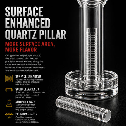Surface Enhanced Quartz Pillar