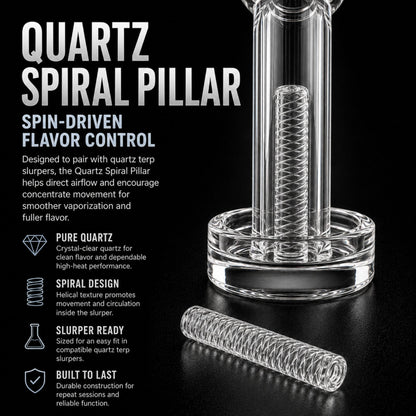 Quartz Spiral Pillar