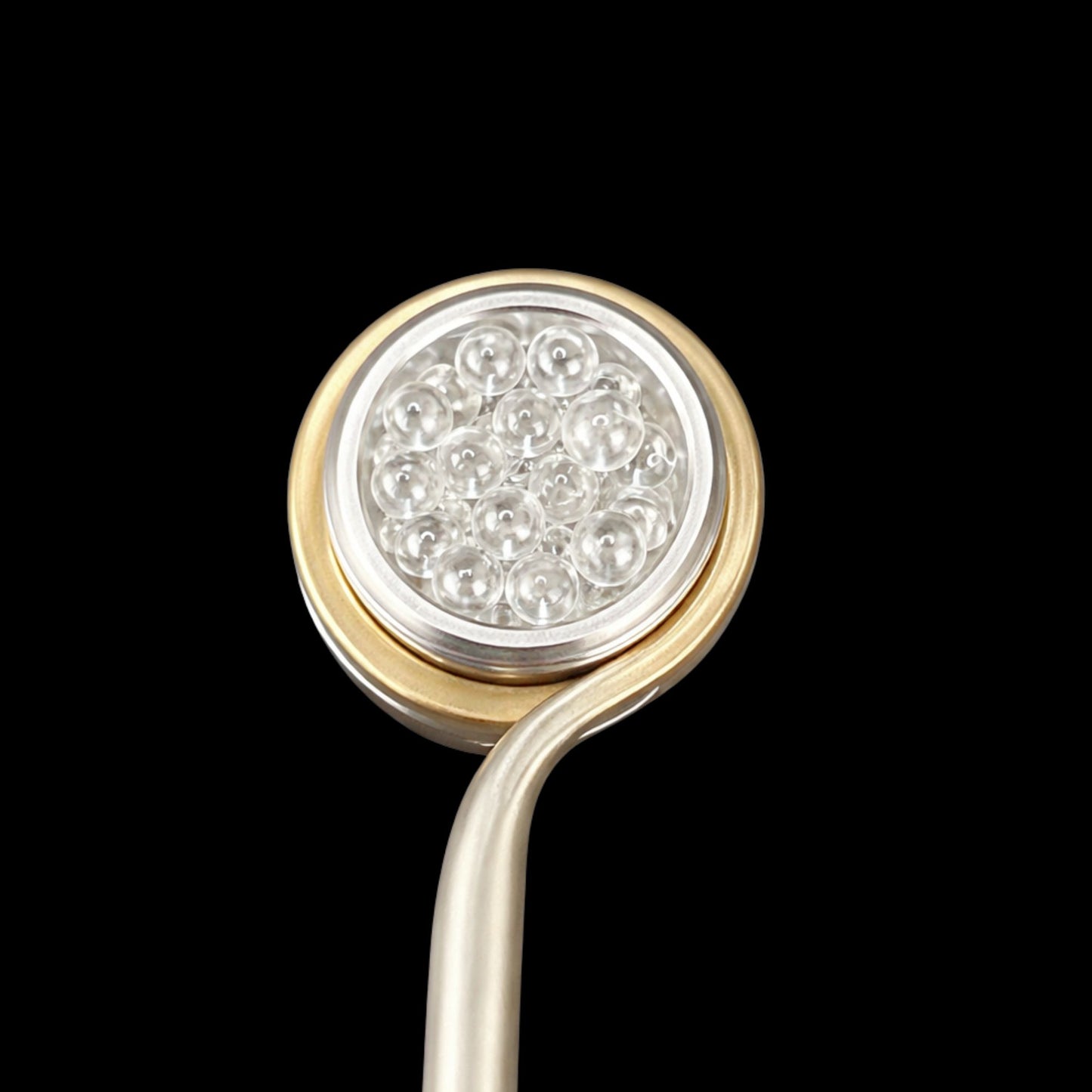 Quartz Pearls in Flower Wand Engine