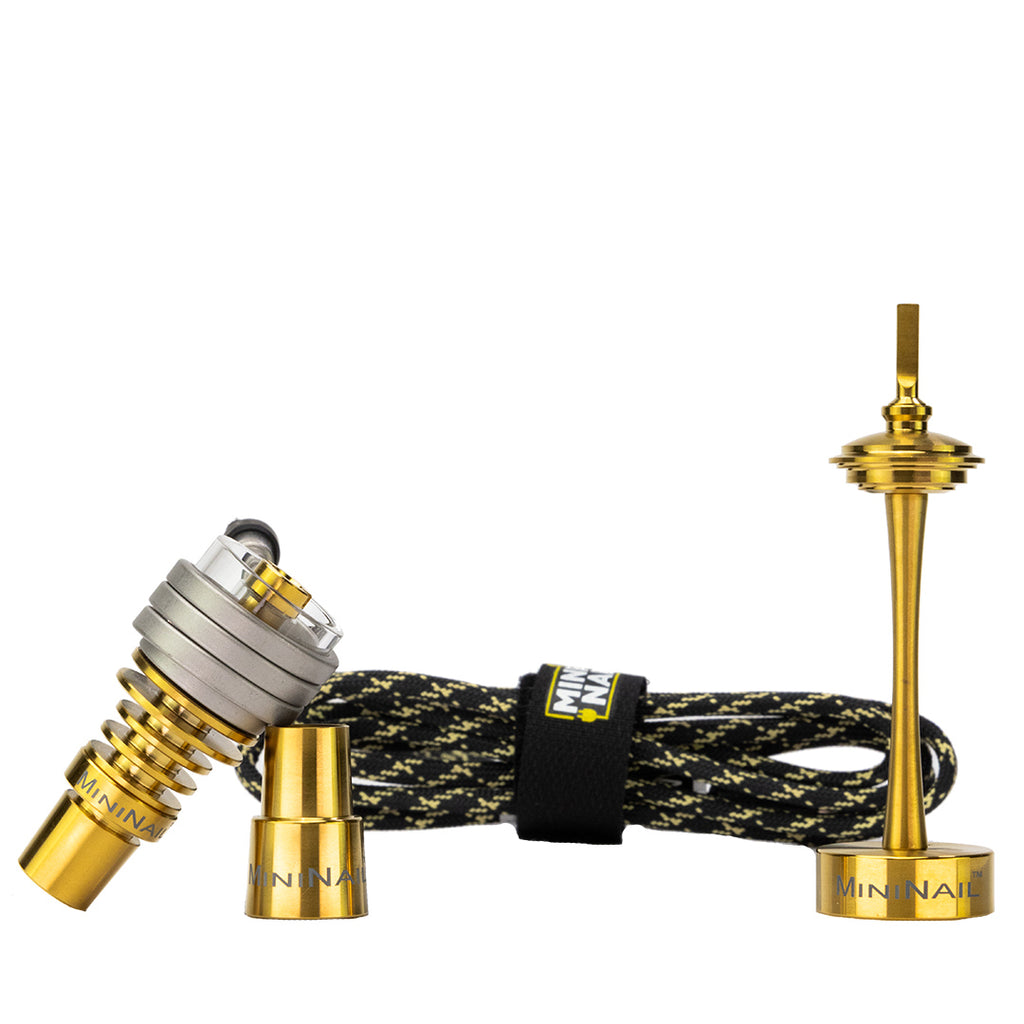 Gold Enail Accessory bundle with Space Dabber Dab Tool