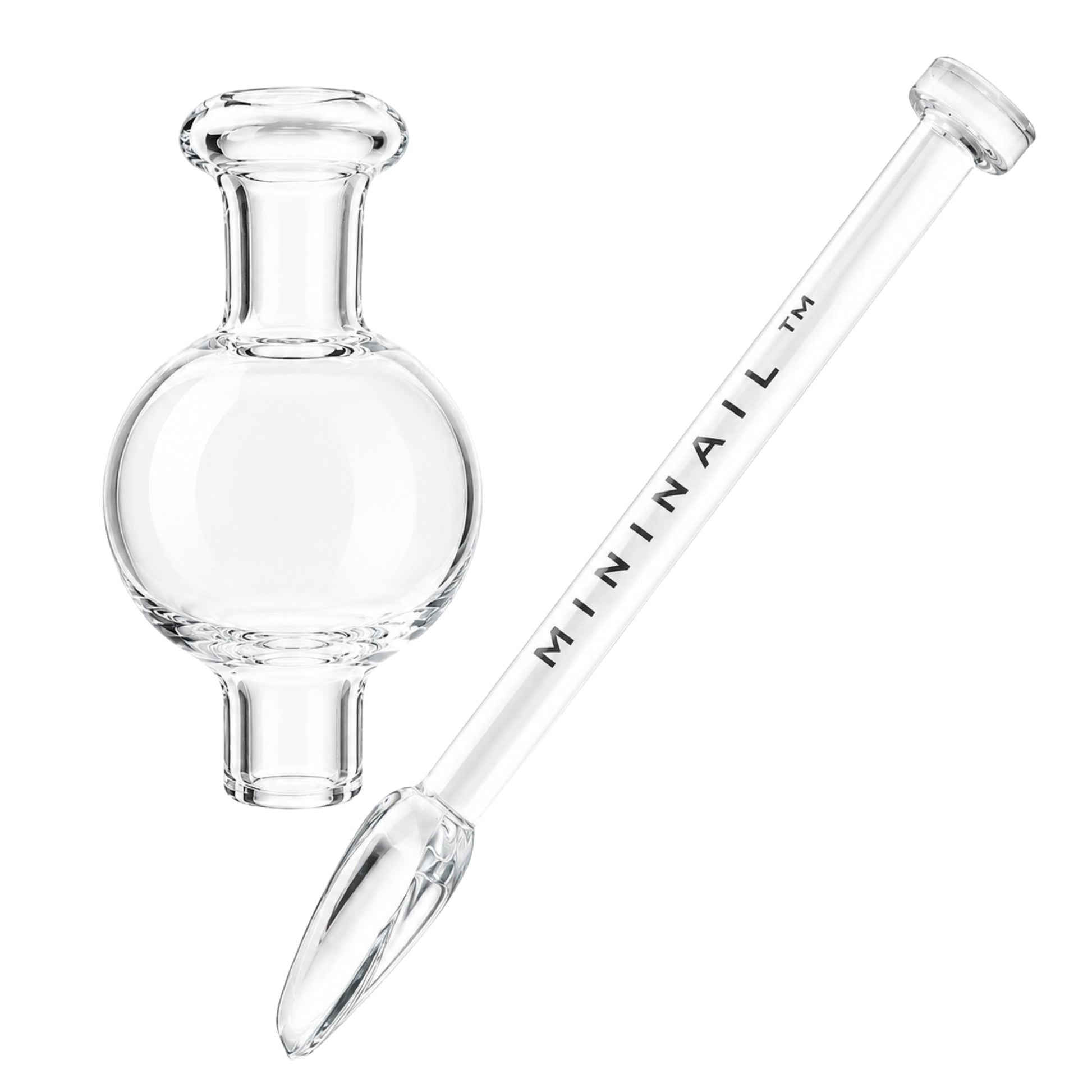 Glass Bubble Cap and Glass Shovel Dabber - MiniNail