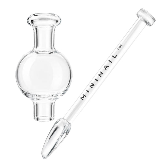 Glass Bubble Cap and Glass Shovel Dabber - MiniNail