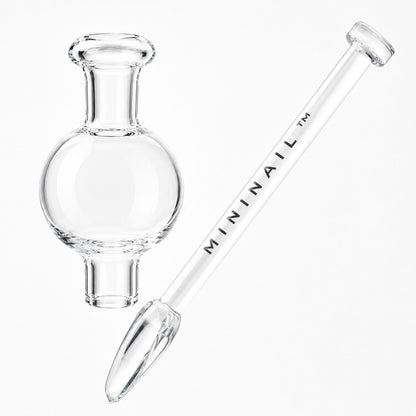 Glass Bubble Cap and Glass Shovel Dabber - MiniNail