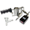 Coil Caddy Withe Wireless Flower Wand and Glass Bowl