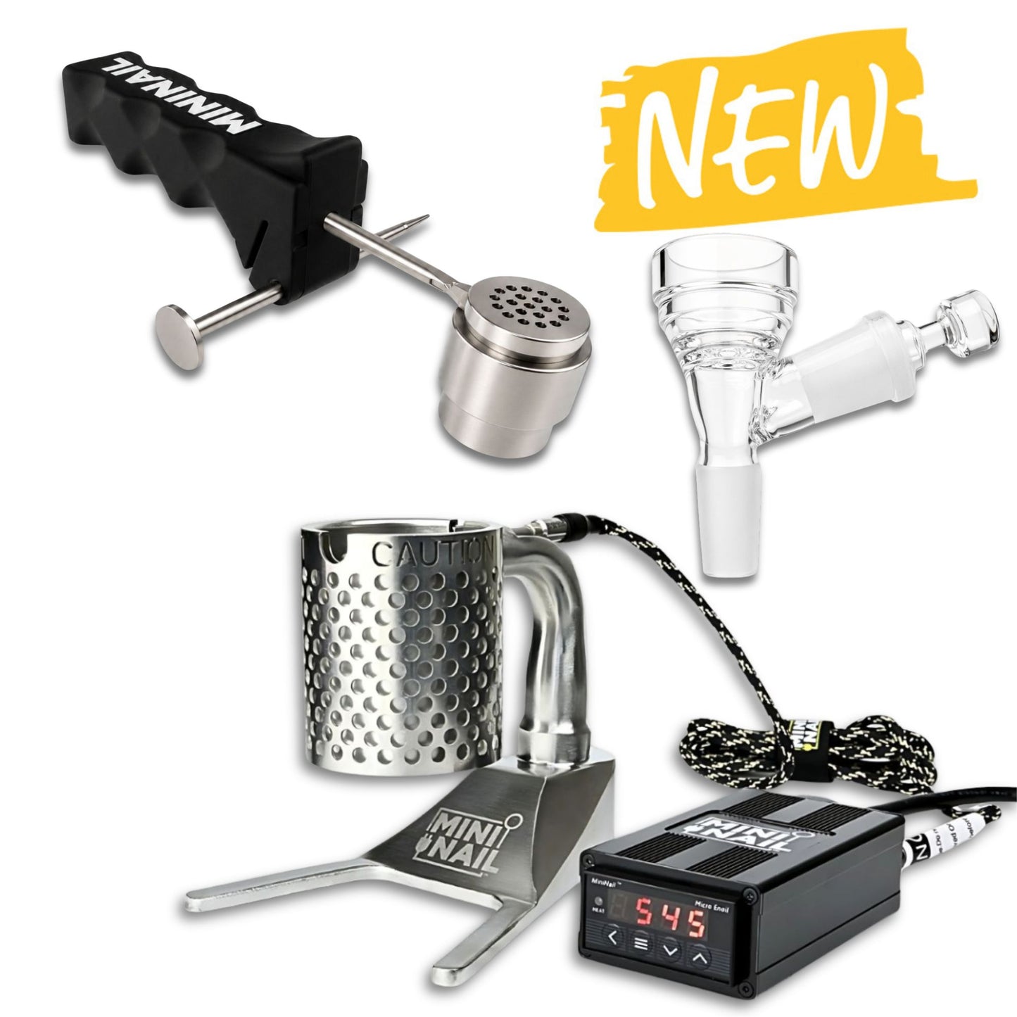 Coil Caddy with Wireless Flower Wand Ball Vape Kit (New)