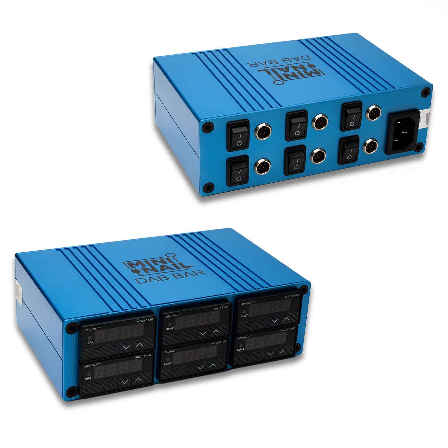 Dab Bar Enail 6-Unit Controller (Blue) MiniNail