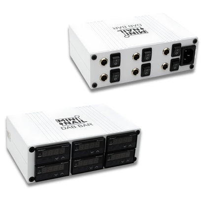 Dab Bar Enail 6-Unit Controller (White) MiniNail