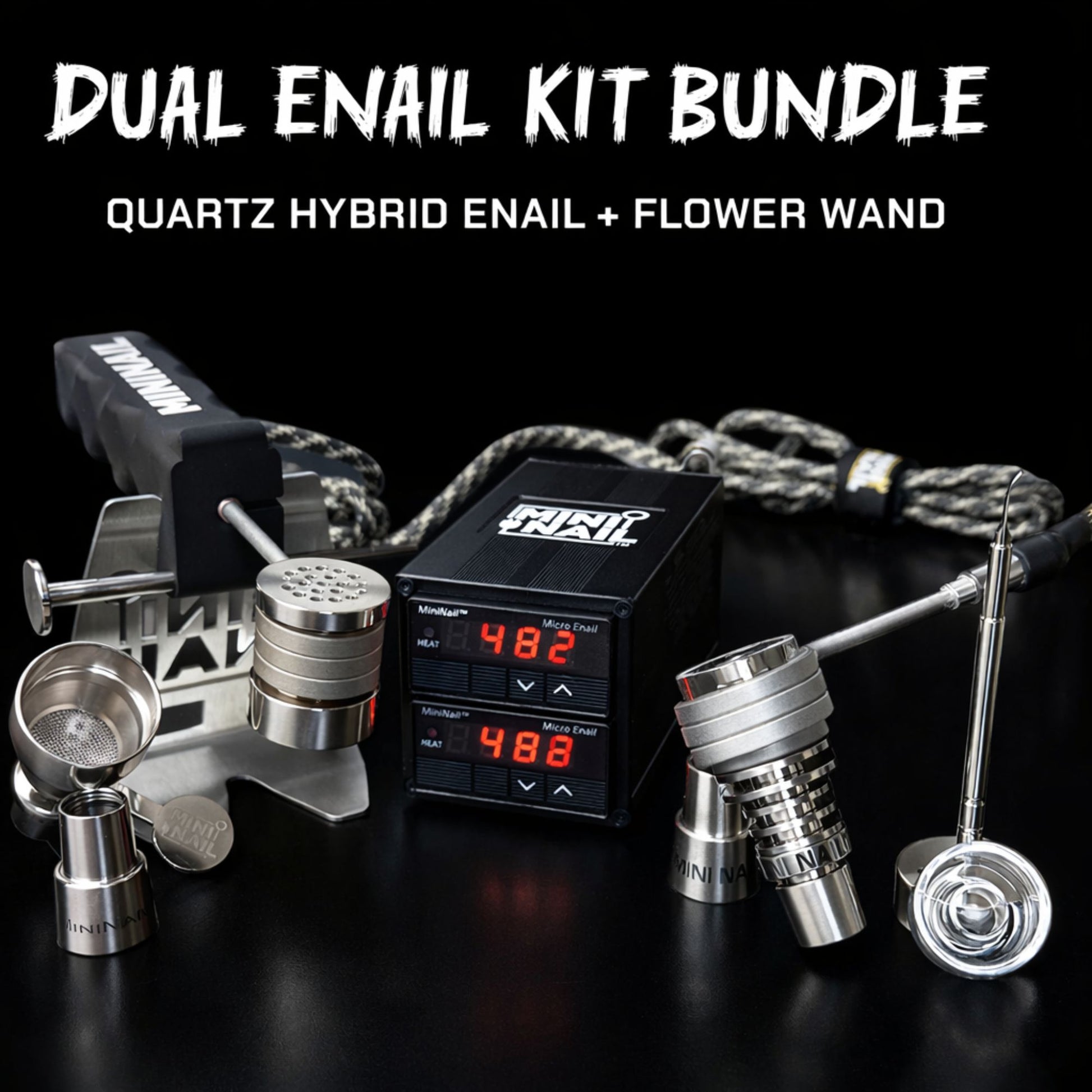 MiniNail Enail + Flower Wand Ball Vape Bundle