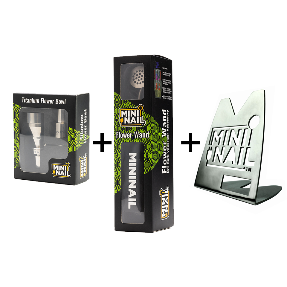 Flower Wand Vaporizer Accessory Bundle