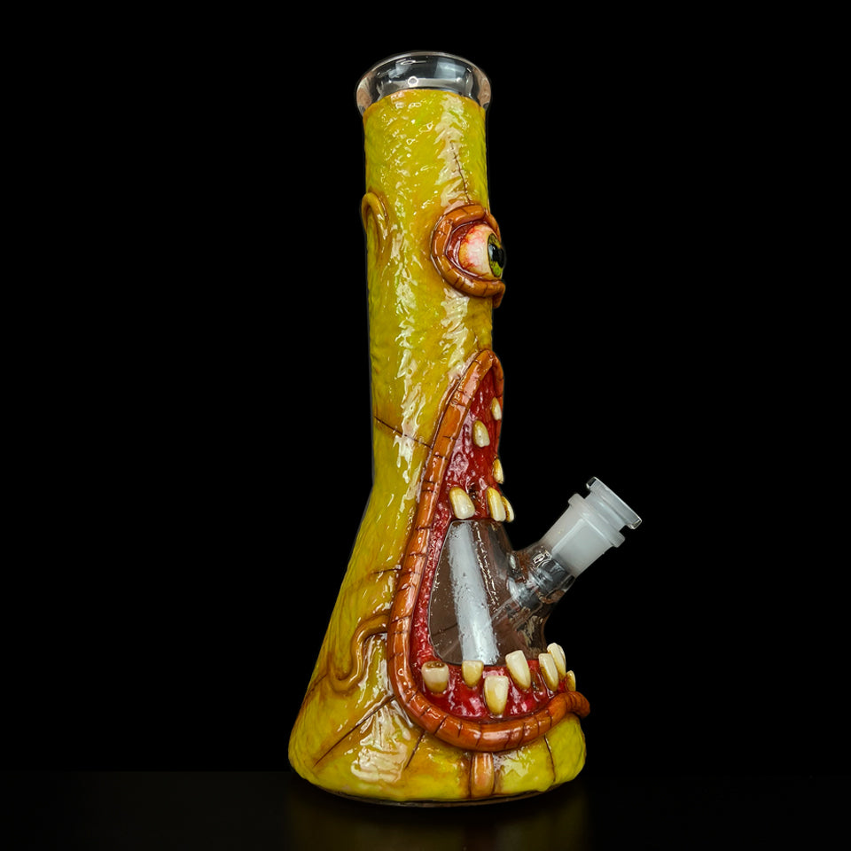 MiniNail x Moldy Creations Glass Rig number 96 side view
