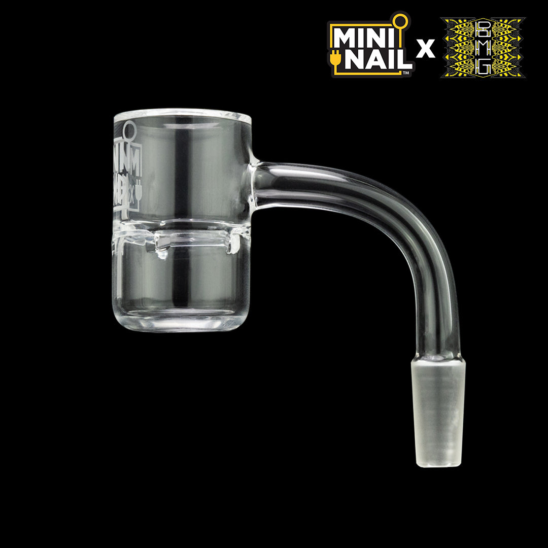 Black Market Glass x MiniNail Quartz Globstopper Banger