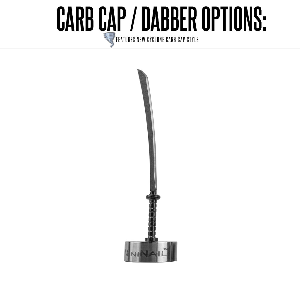 Ninja Sword Dabber and Carb Cap