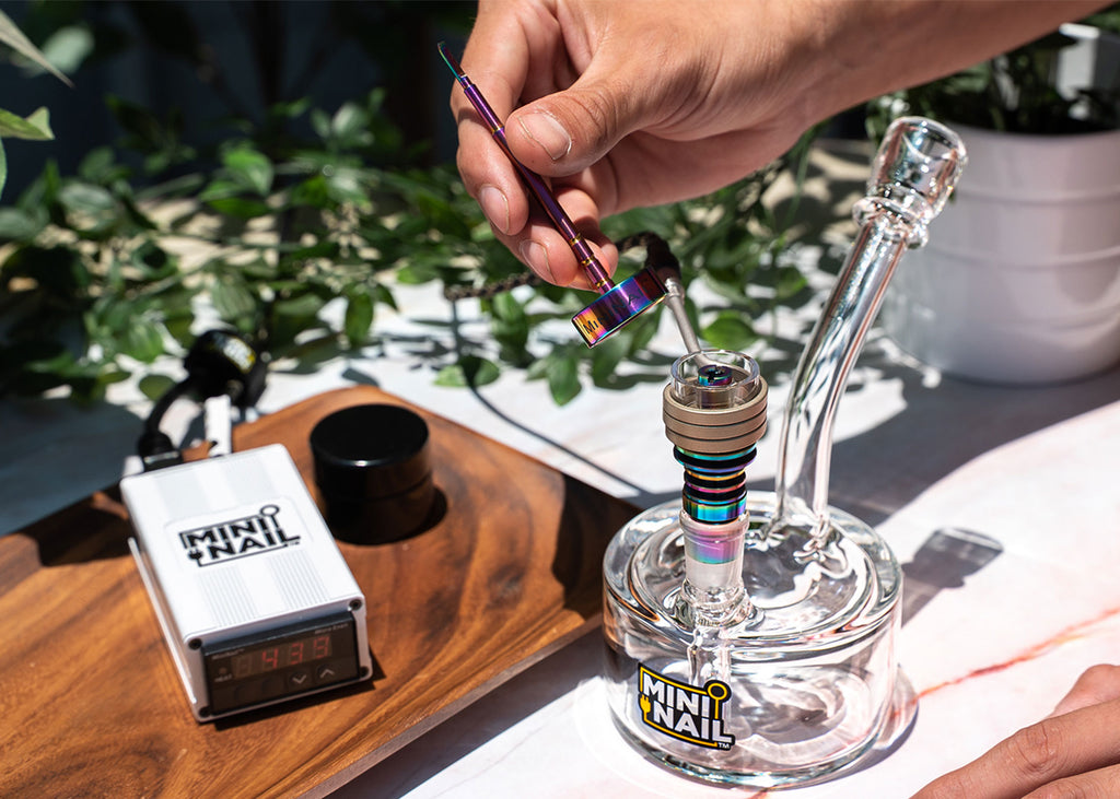 Dabbing Pfeife mit E-Nail Set