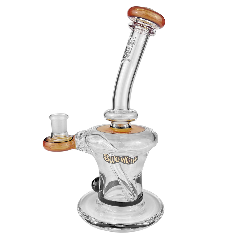 Glass Top Hat Rig (Orange Opal) | MiniNail