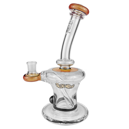 Glass Top Hat Rig Orange Opal