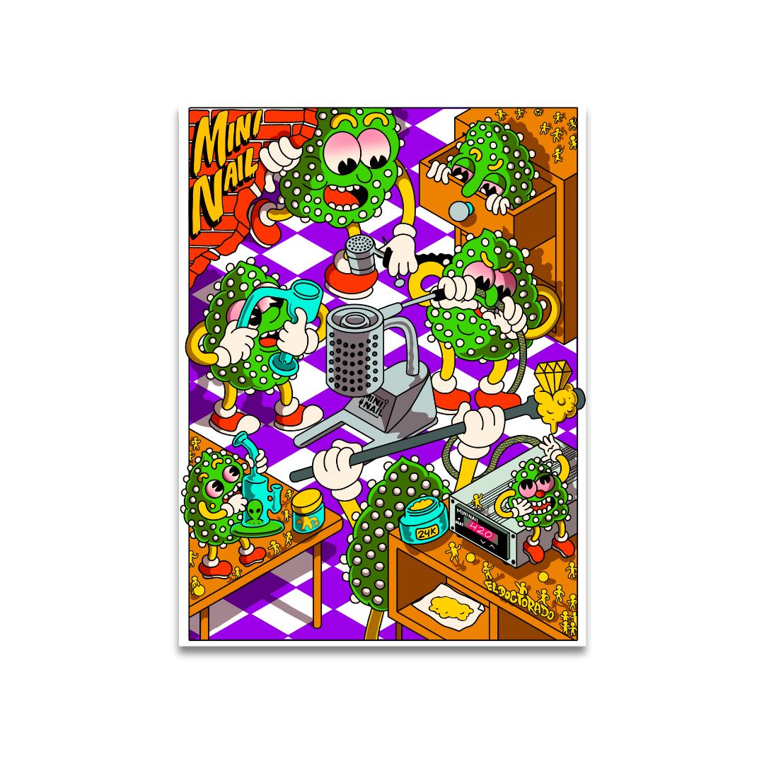 Sesh Time Sticker MiniNail