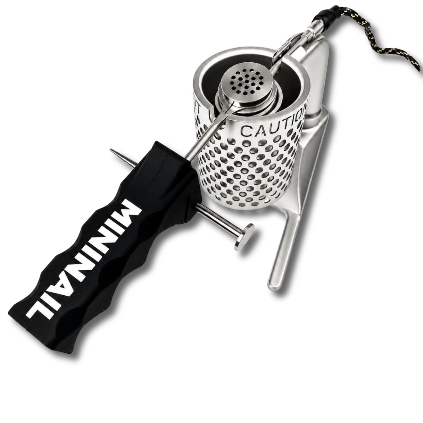 Wireless Flower Wand inside a Coil Caddy