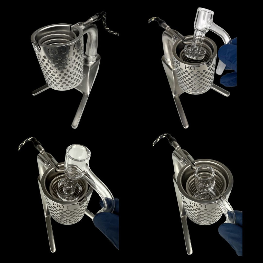 Coil Caddy XL in use