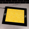 Backlit Slab pad on yellow
