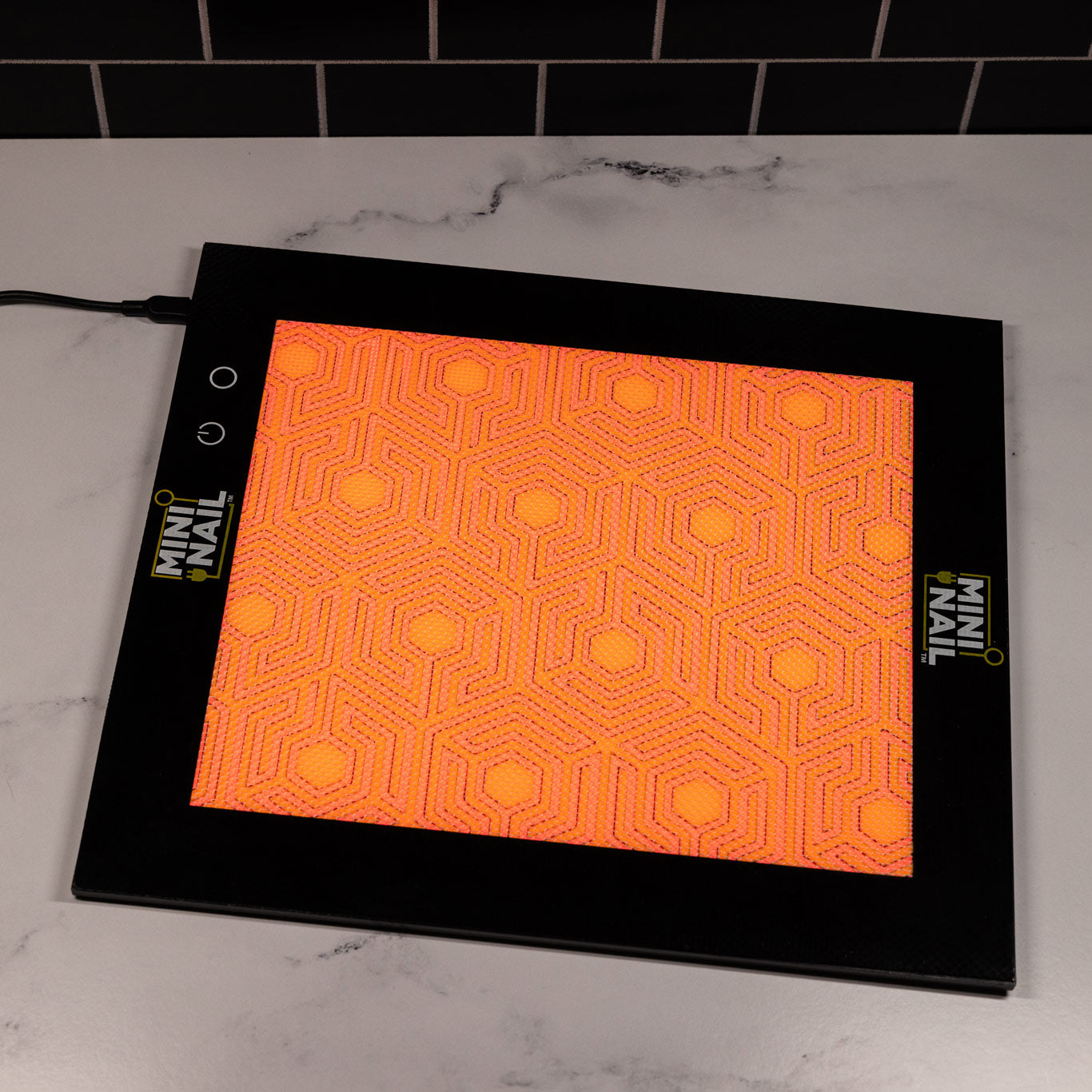 Backlit Slab Pad on red