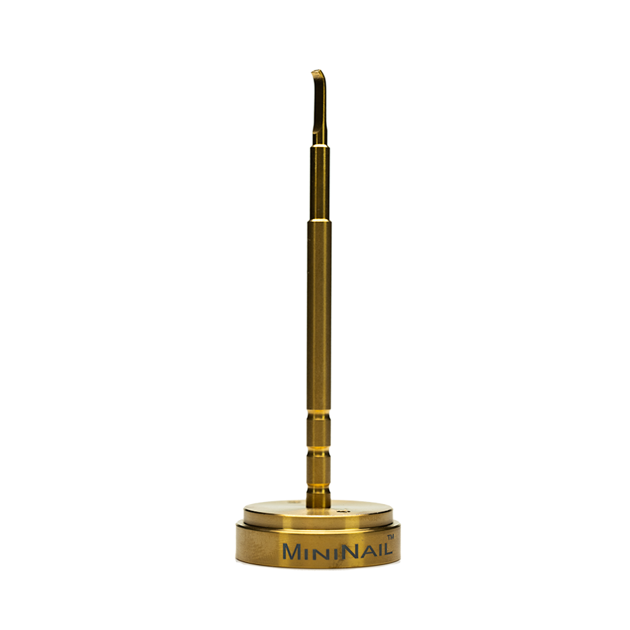 XL Gold 30mm Mini Nail Enail Dab Tool with Carb Cap and Cyclone