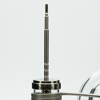 Silver Cyclone Carb Cap and Dabber XL 30mm for E Nail MiniNail