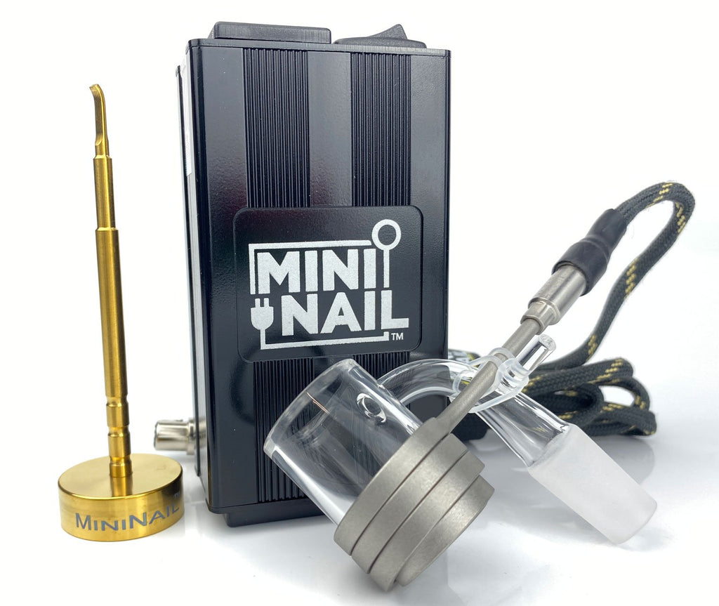 Black MiniNail Quartz Banger Enail Kit