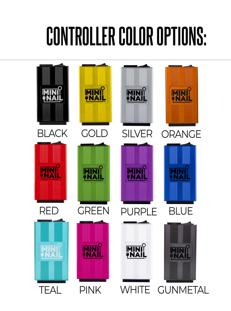 Controller Color options for the MiniNail