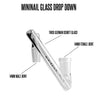 MiniNail eNail German Schott Glass Drop Down 14mm
