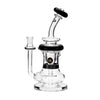 Incycler eNail Glass Dab Rig Black Mini Nail and Slugworth Side View