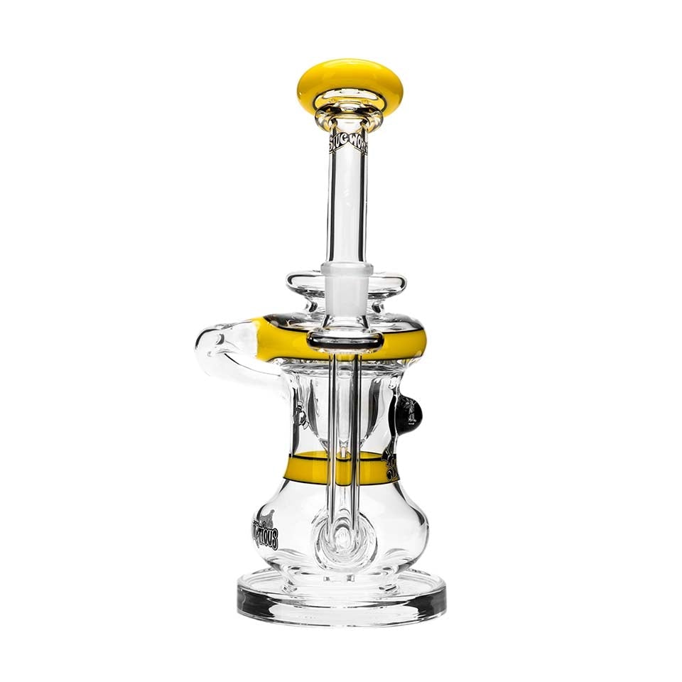 Incycler e Nail Dab Rig Yellow Mini Nail x Slugworth Glass Front View