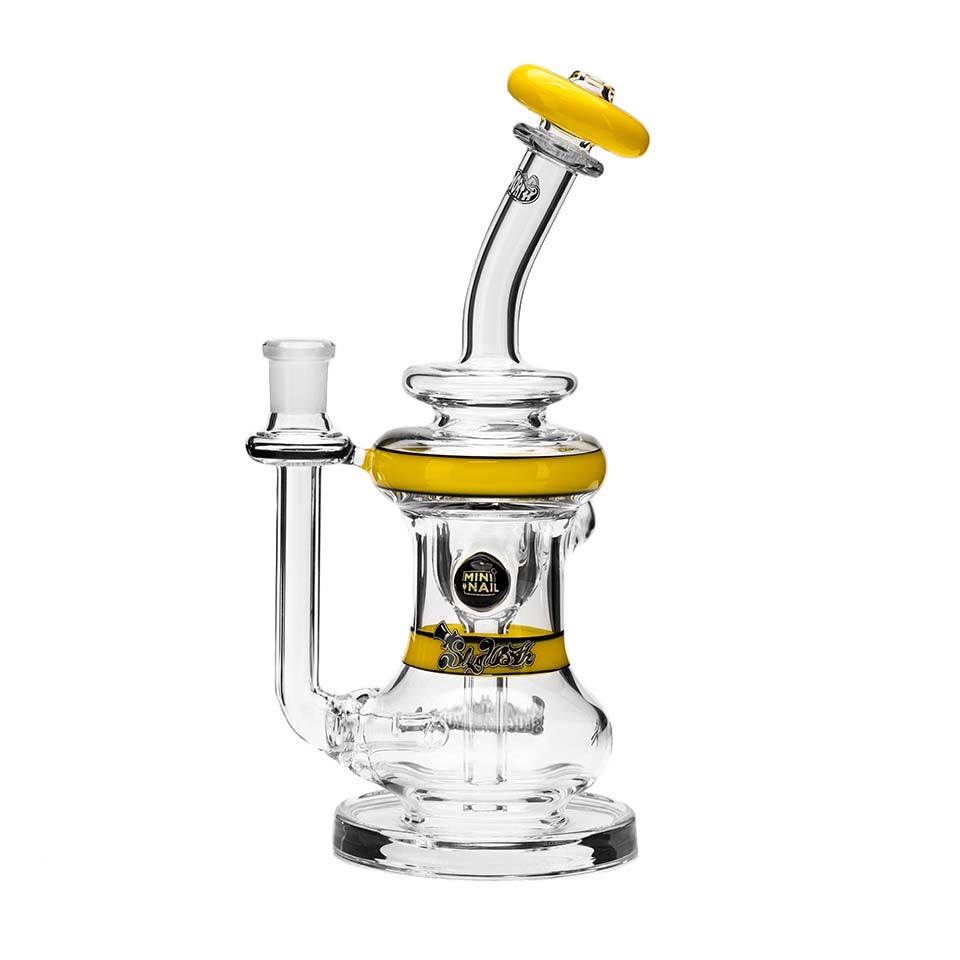 Incycler e Nail Dab Rig Yellow MiniNail and Slugworth Glass