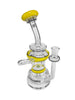 Inclycer eNails Glass Dab Rig Yellow MiniNails and Slugworth Top View