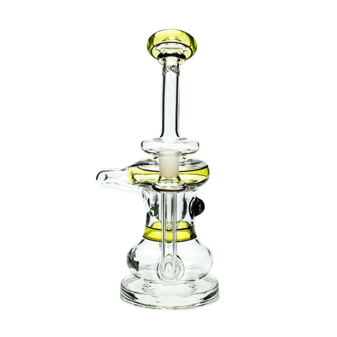 Incycler e Nail Dab Rig Green Mini Nail x Slugworth Glass Front View