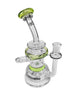 Inclycer eNails Glass Dab Rig Green MiniNails and Slugworth Top View