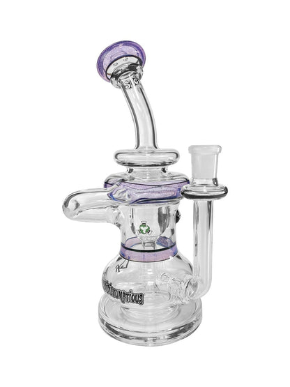 Inclycer eNails Glass Dab Rig Purple MiniNails and Slugworth Top View