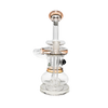 Incycler e Nail Dab Rig Sunset Slyme Pink MiniNail and Slugworth Glass Front View