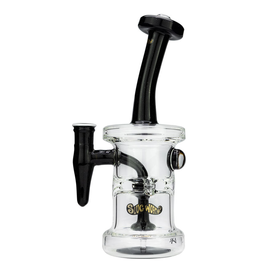 J-Seal eNail Glass Dab Rig Black Galaxy UV Reactive Bong Mini Nail and Slugworth