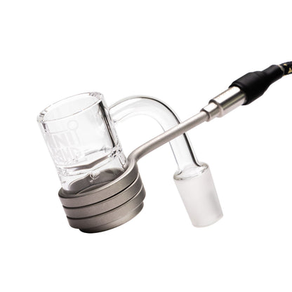 Quartz E Nail Banger TerpSlurper Globstopper MiniNail x Black Market Glass