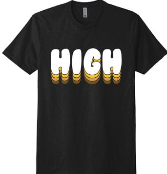 Mini Nail Accessories Black High T-Shirt 