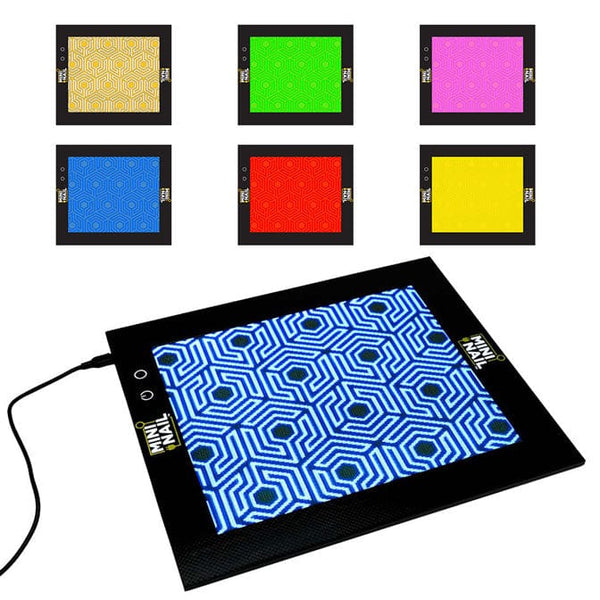 Enail Accessories Mini Nail Multi-Color Backlit Slab Pad LED Dab Mat Color Options