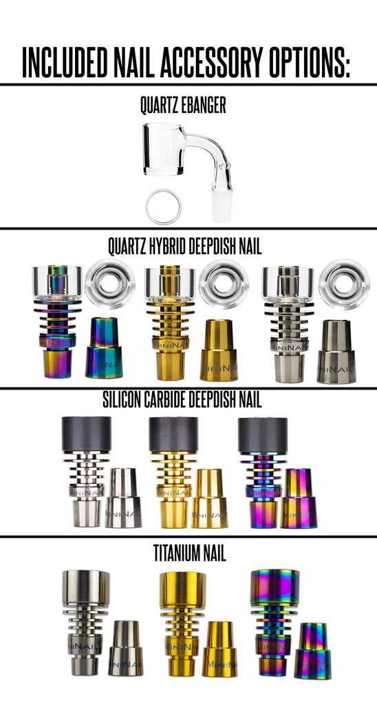 Enail Nail options for MiniNail