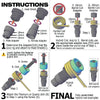 Instructions for MiniNails Quartz Titanium Hybrid Universal nail for eNails 