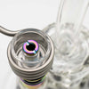 Top view of MiniNail Quartz Titanium Hybrid Universal nail for eNails on glass rig