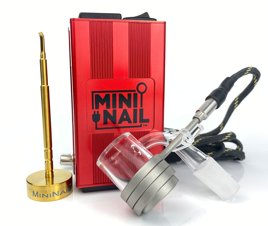 Red MiniNail Quartz Banger Enail Kit