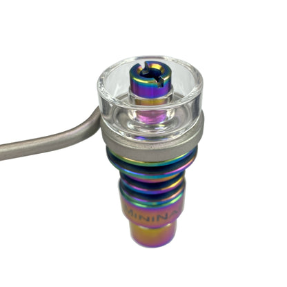 Mini Nail Shallow Quartz Dish for Flat Coil Hybrid Nail